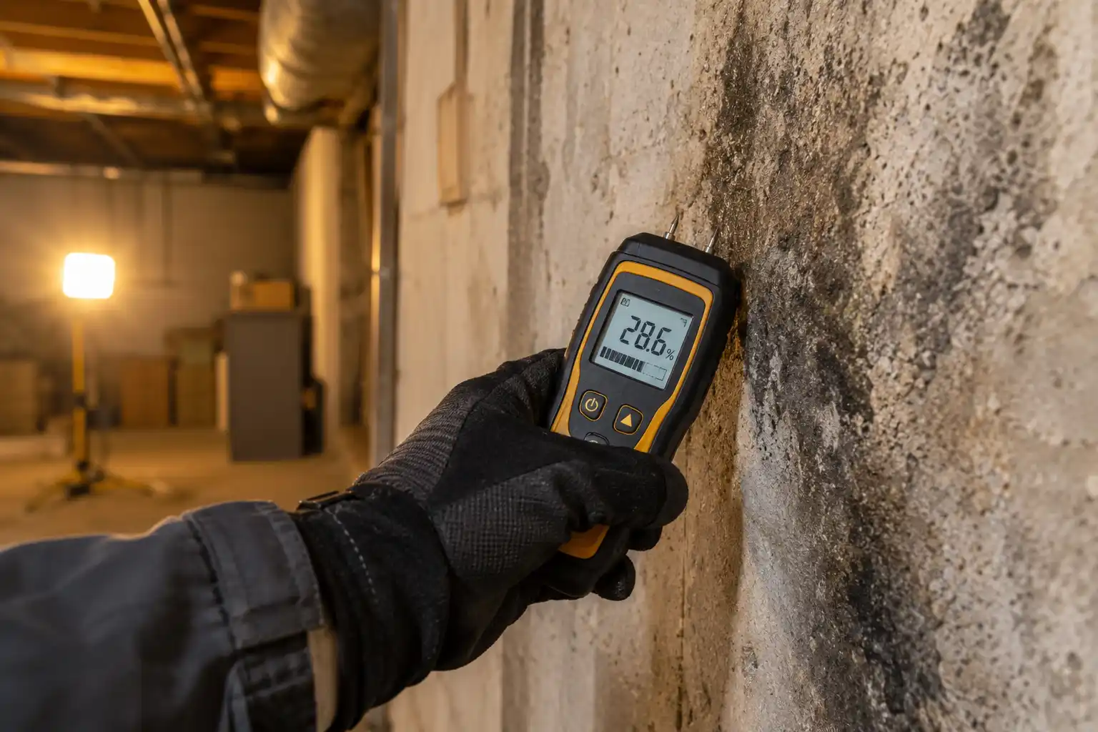 Moisture inspection during mold remediation in Inwood, NY